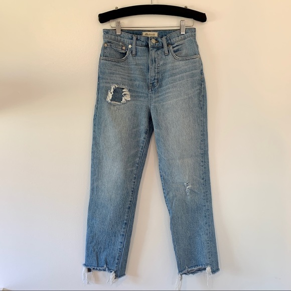 Madewell Classic Straight step-hem jeans - Picture 3 of 12